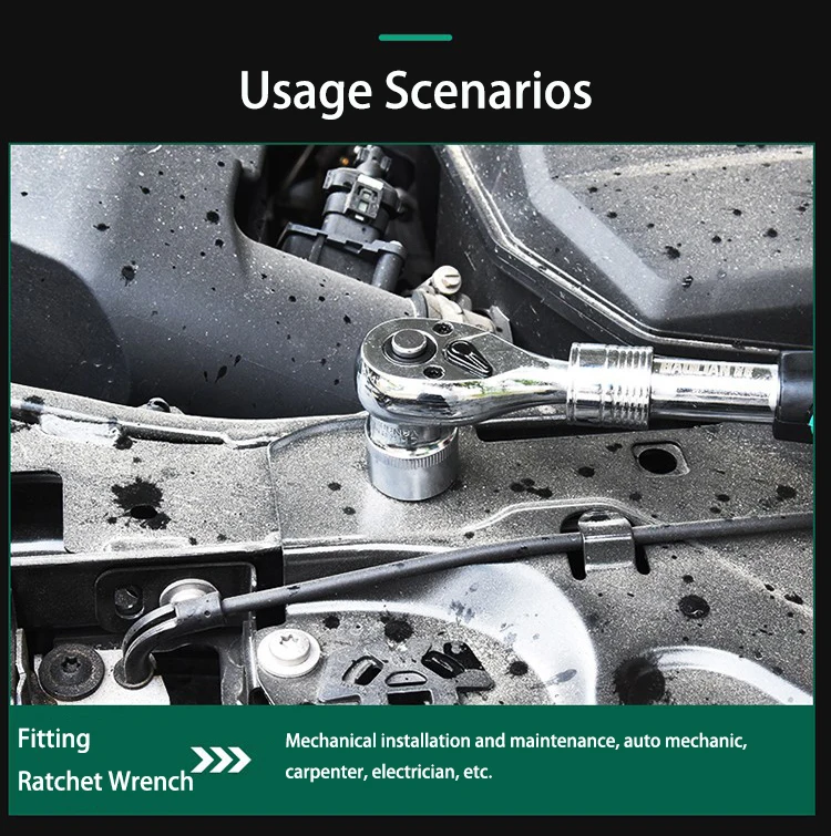 1/4-Zoll-Kurz-Sechskant-Ratschenschlüssel 4-14mm, Mutternschlüssel für Maschinenwerkstatt, Reparatur-Schraubendreher-Bit, Sechskant-Schraubendreher, Handwerkzeuge – Detail 16