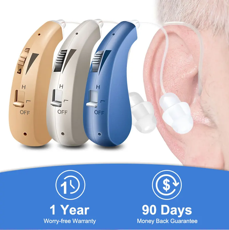 Rechargeable Digital Hearing Aids Wireless Earphones Speaker Amplifier Ears Adjustment Tools First Aid for Deafness Dropshipping