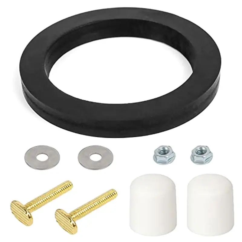 ABHU Durable RV Toilet Seal Replacement Parts Accessories For 300, 310, 320 Series With Toilet Kit & Mounting Hardware
