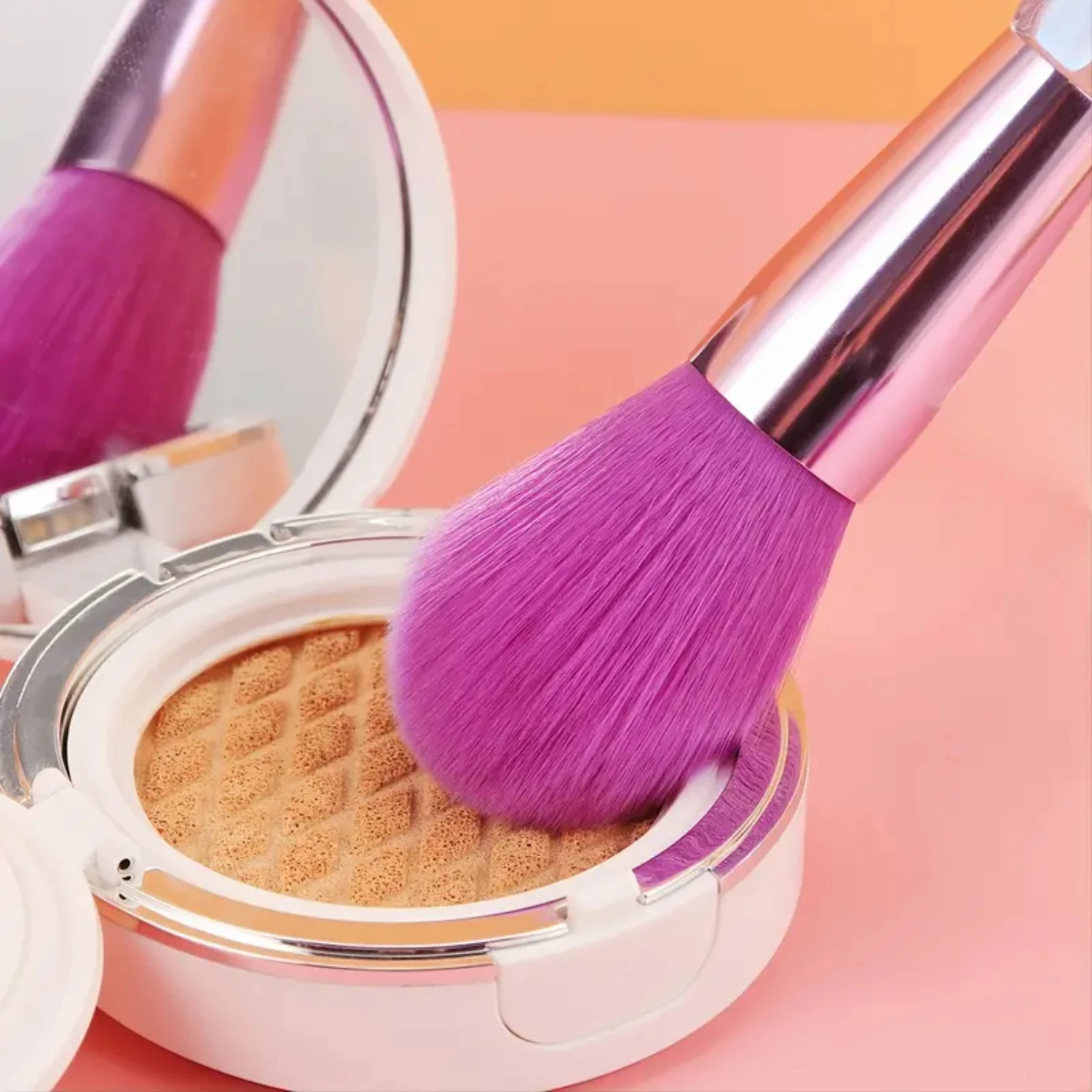 Weiche und luxuriöse Reise-Beauty-Tools – Augen-Make-up-Pinsel-Set mit Kristall-Acryl-Griff und hochwertigen Lidschattenpinseln – Cosme