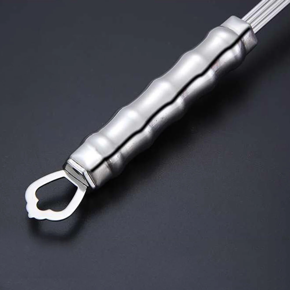 

Filter Soy Milk Food Serving Skimmer Long Handle Strainer Stainless Steel Colander Spoon Silver Wire Mesh
