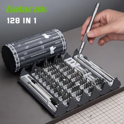 128 in 1 Precision Screwdriver Set Magnetic Driver Kit with Flexible Shaft Professional Repair Tools for Phone Watch Glasses PC