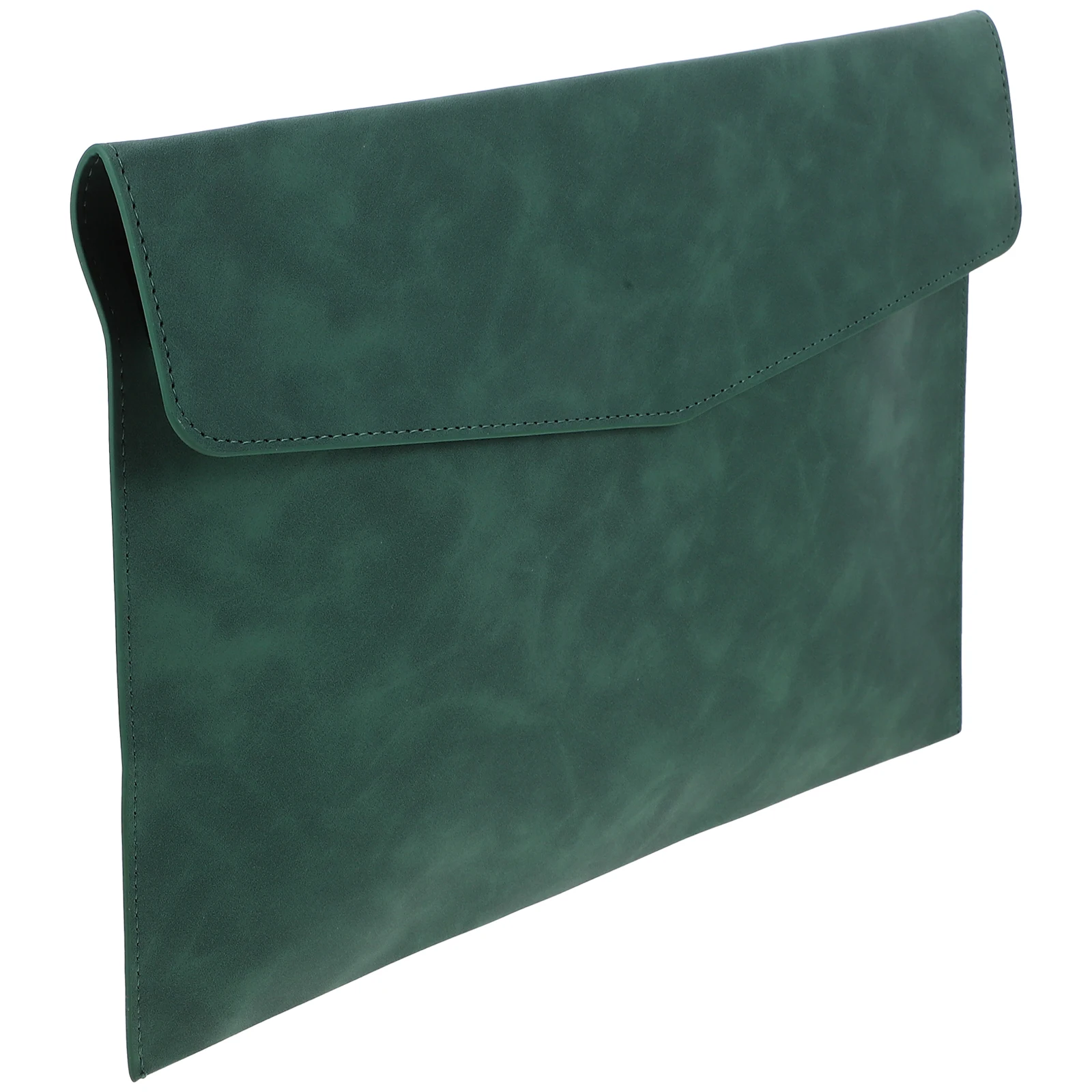 

Faux Document Bag Portable File Pouch With Button Closure For Cards Passports Money Certificates Electronics Folder