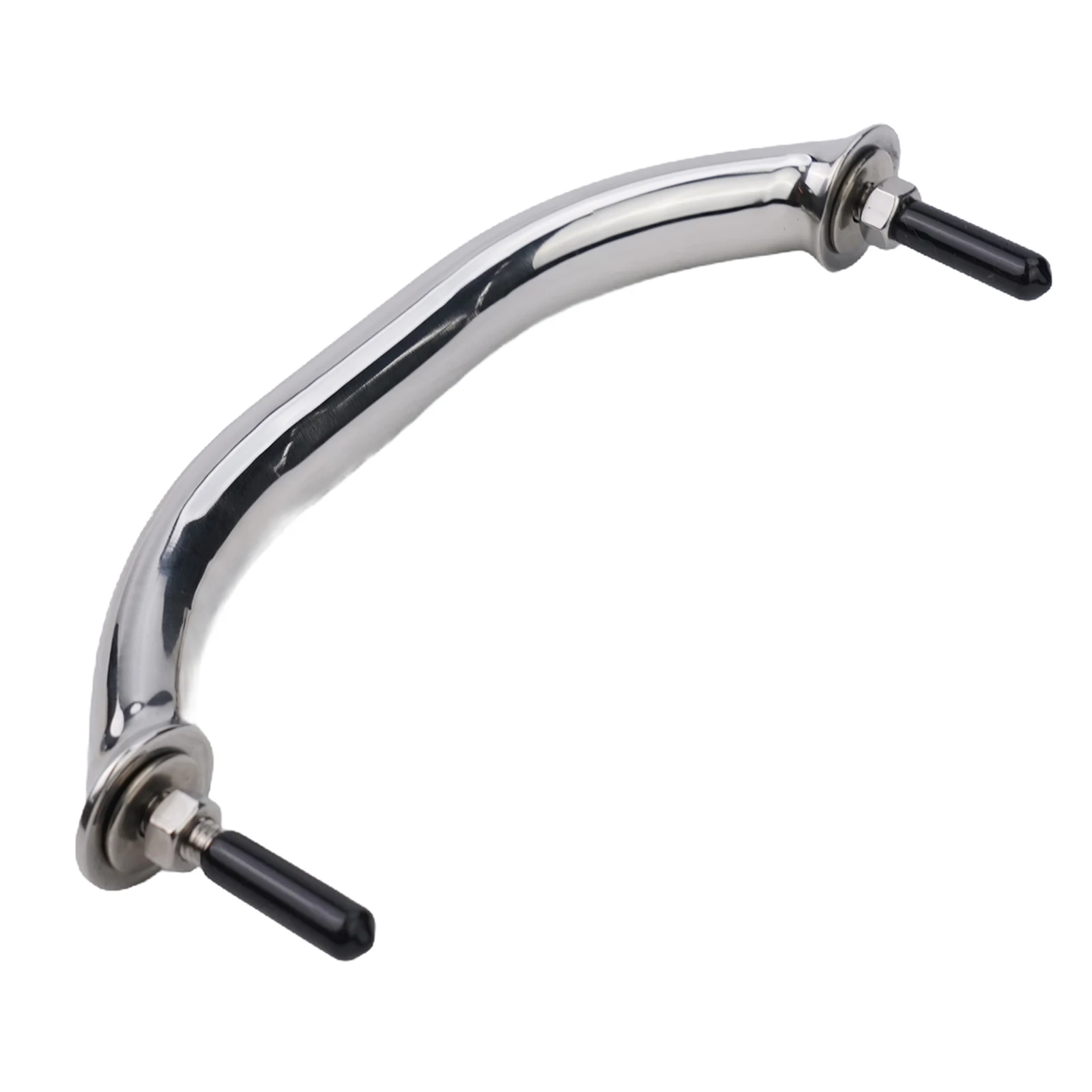 1pc 8.3'' Polished Heavy Duty Boat Marine Grab Handle Hand Rail Hardware Boat Yacht Sleek Robust Boat Parts Silver 5/16X2