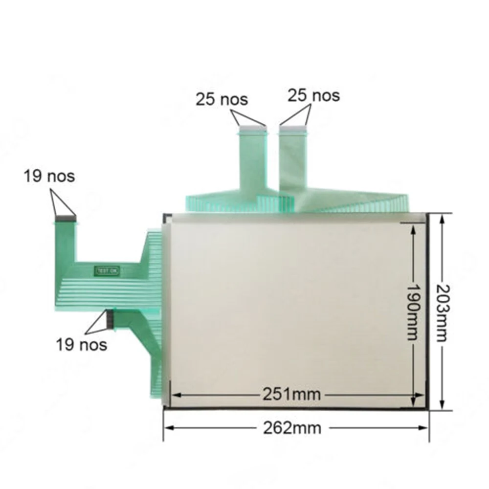 

New for NS12-TS00B-ECV2 Glass Panel Touch Screen