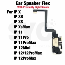 1Pcs New Earpiece Flex Cable For iPhone 11 12 Mini Pro Max X XS XR Proximity Light Sensor Ribbon with Ear Speaker Headset Parts