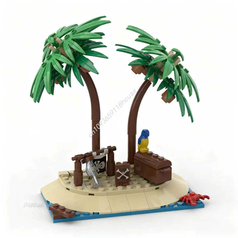 90 Uds. MOC el cangrejo crisis piratas modelo bloques de construcción ladrillo de cumpleaños idea Modular juguetes educativos regalos de navidad