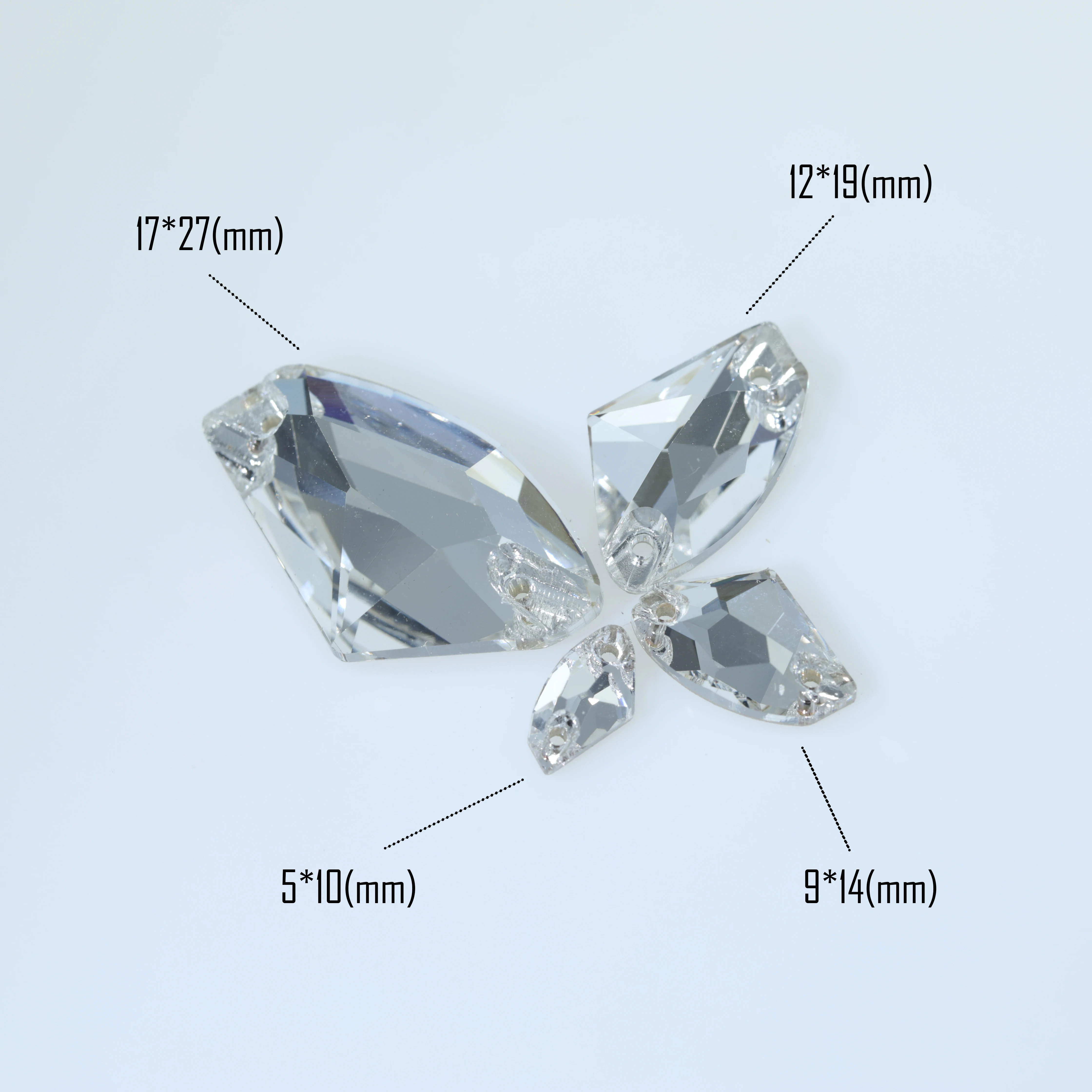 Glitzernde galaktische aufnähbare EN-Strasssteine, hochwertige Glaskristalle, schillernd, funkelnd, schimmernd, für Kleidung, Handyhülle, Haarspange, DIY – Detail 5