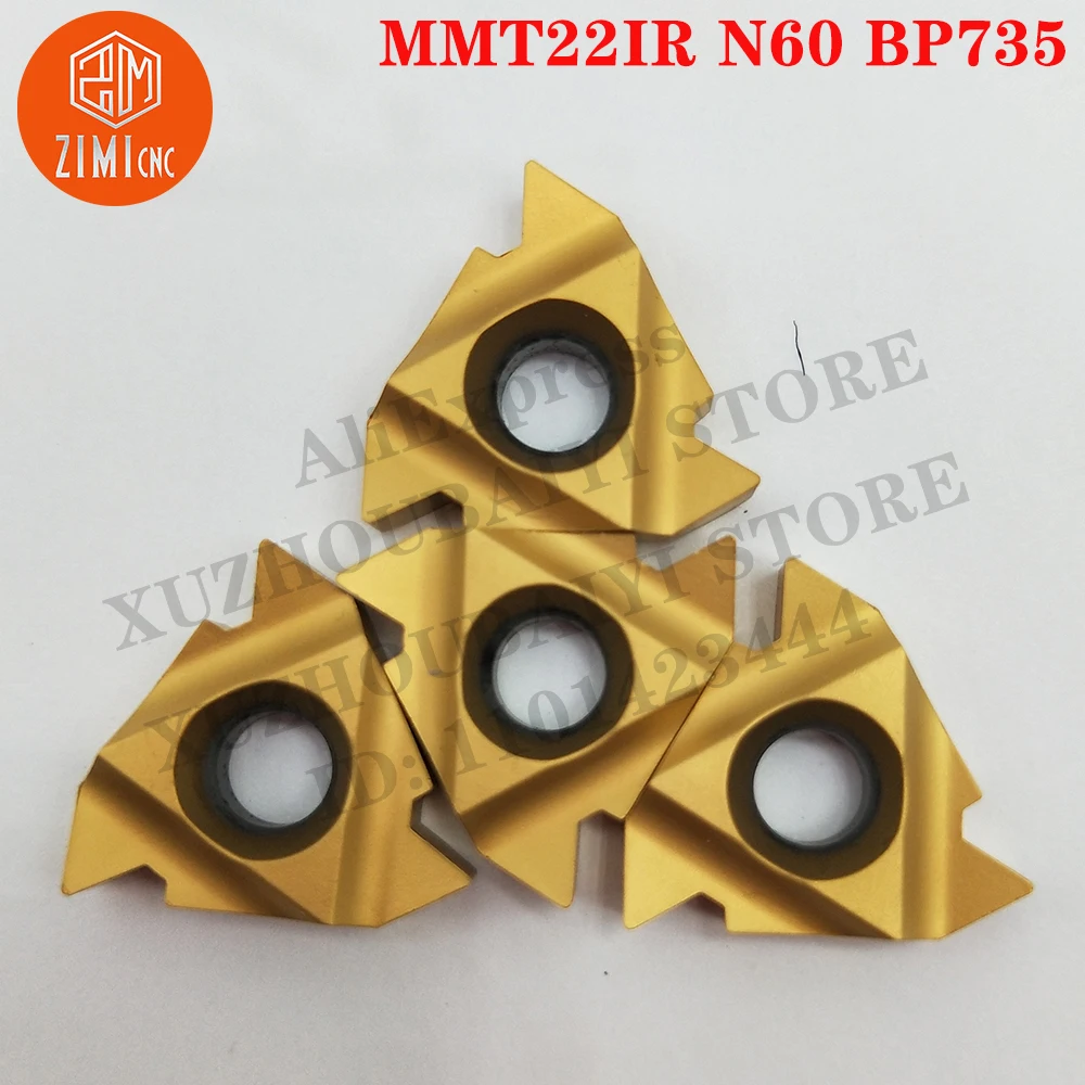 MMT22IR N60 BP735 إم إم تي 22IR N60 أدوات تحول الموضوع أدخل أدوات CNC تحول إدراجات خيط القطع الميكانيكي أدوات مخرطة معدنية