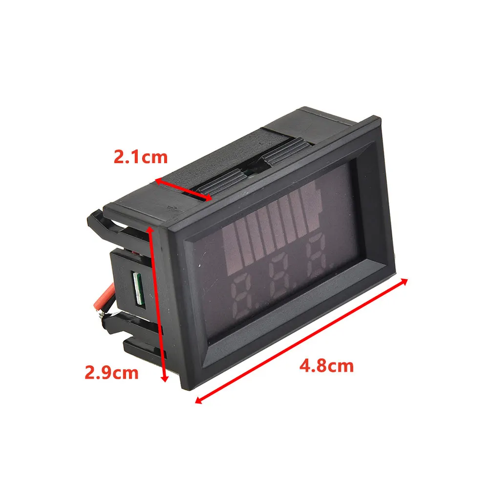 Wire Voltage Meter Vehicle Motorcycle LED Display Electromobile Volt Gauge High-power Power Meter Car Hot Sale
