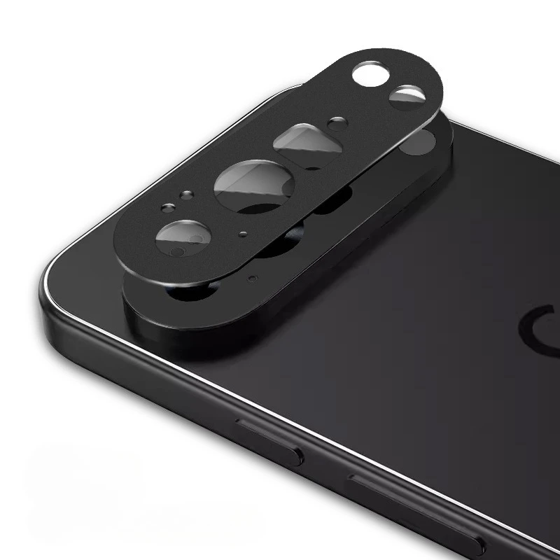 For Google Pixel 10 Pro XL 9A Phone Camera Protectors Aluminum Alloy Frosted Metal Integrated Glass Lens Ring Protective Film