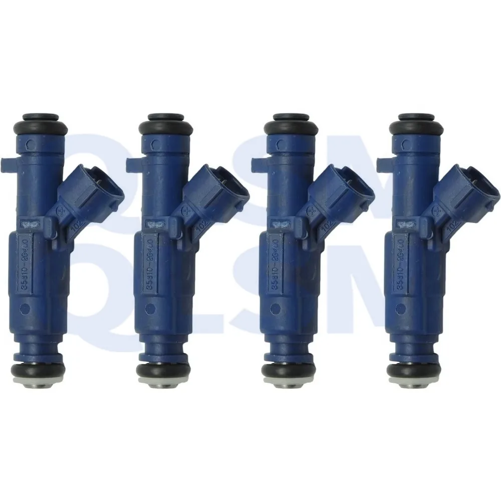 

4pcs 35310-2G400 fuel injectors for Hyundai Sonata, Tucson, Kia Freddy, Far Ship, Lion Run 2.0L/2.4L, nozzle flow matching set