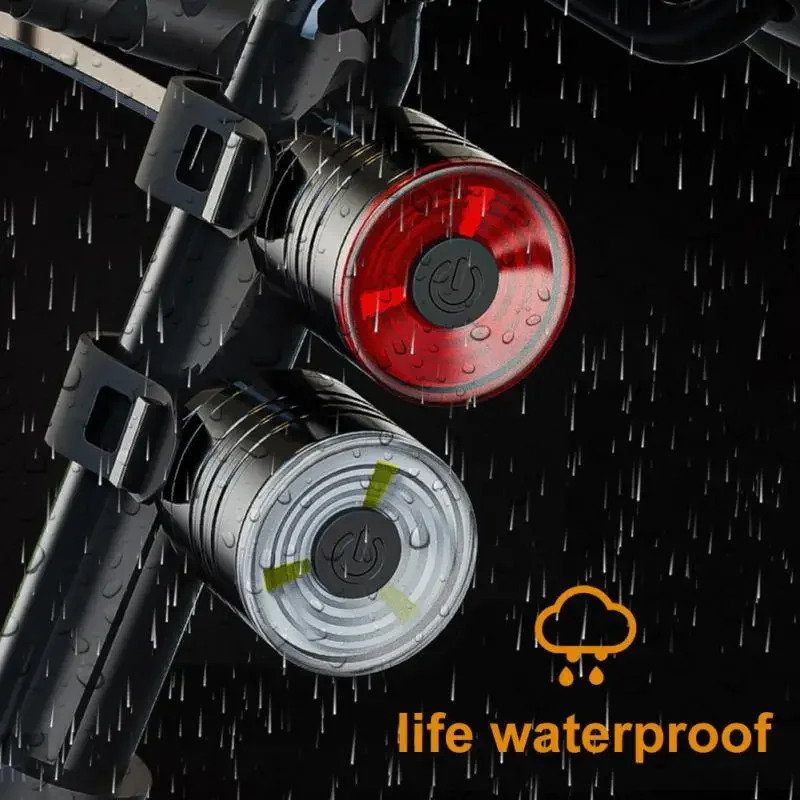 3 Modes Bicycle Taillight 200 Lumen Waterproof Helmet Light Night Riding Warning Bike Light Bicycle Rear Light Bike Accessories