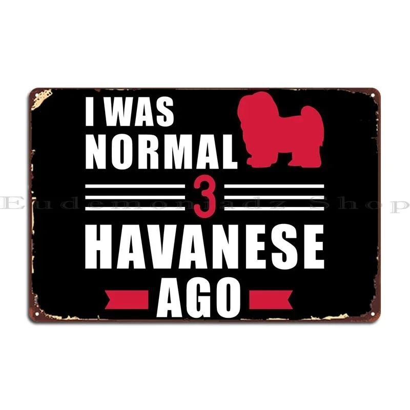Placa metálica Havanese, diseño para cocina, garaje, cine, cartel de metal