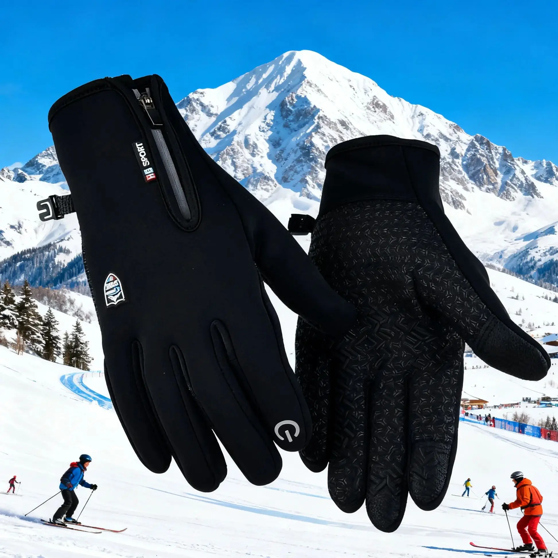 Winter warme Handschuhe atmungsaktive rutschfeste Handschuhe Touchscreen winddichte wasserdichte Sporthandschuhe Outdoor Ski Radfahren Snowboard Handschuhe