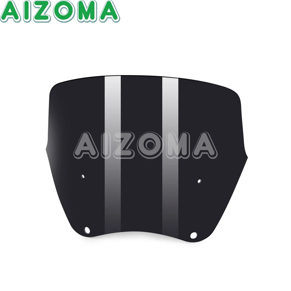 Motorfiets Koplamp Kuip Vervanging Voorruit Wind Screen Voor Harley Dyna Low Rider Straat Fat Bob Fxd 87-17 9/12 "15"