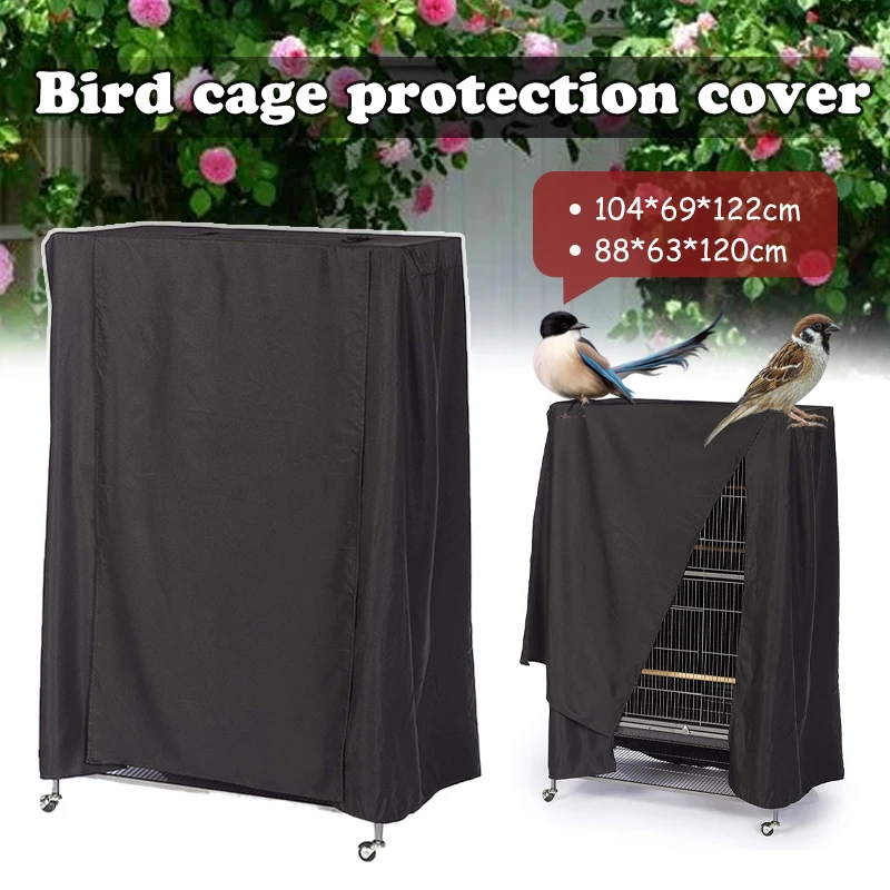 

Anti-mosquit Waterproof Parrot Cage Cover Universal Bird Cage Cover Sleep Helper Parrot Canary Light-proof Sunshade Cage Cover