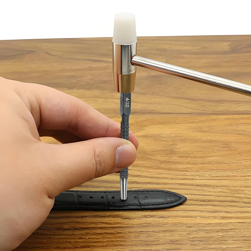 Alloy Steel Metal Wood Marking Drilling Tool Multipurpose Nail Punch Hole Locator 0.79/1.59/2.38/3.18mm for Plastic Wood Metal