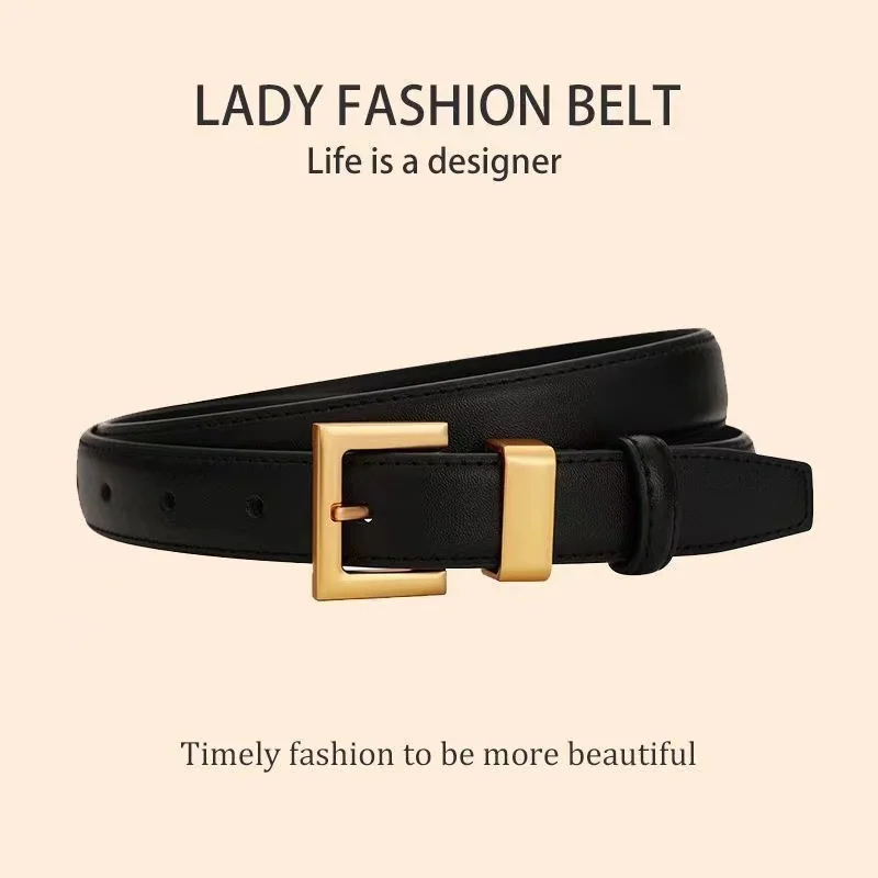Damengürtel, Retro-Mode, lässiger Gürtel, Damenkleid, Jeans, vielseitige trendige Gürtel für Damen