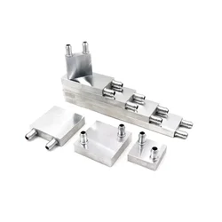 Aluminum Water Cooling Block Heat Sink For PC Laptop CPU Radiator Cooler 40/80/120/160/180/200/240mm