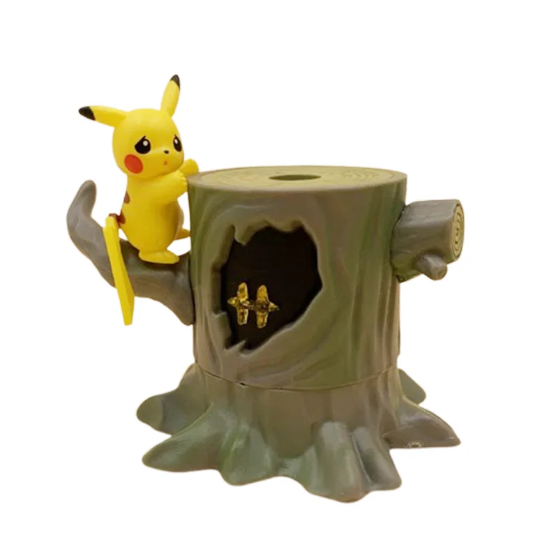 TAKARA TOMY Pokemon Halloween Tree Stump Miniature Scene 3rd Generation Children's Toy Ornaments Decoration Peripheral Model