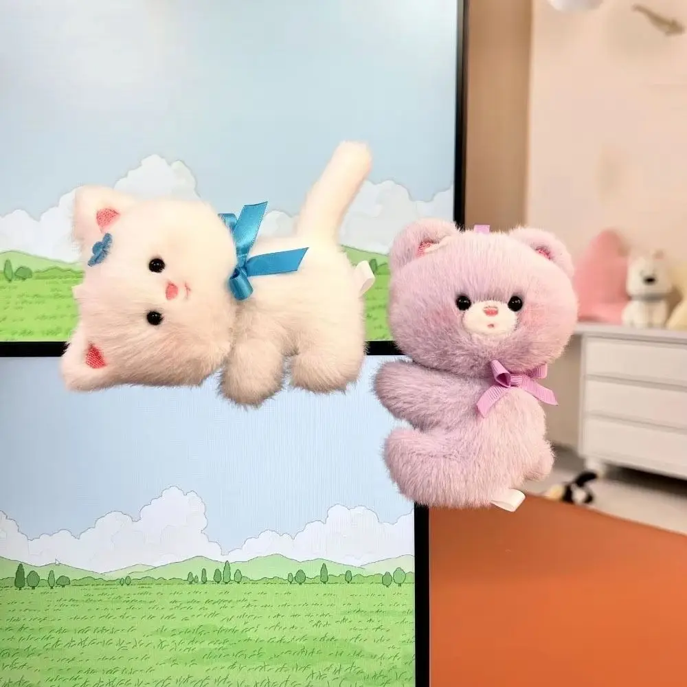 

Милый полипропиленовый хлопковый кролик, мягкие игрушки, имитация формы объятий, компьютерные декоративные куклы, мягкая мультяшная кукла, компьютерный зажим, Новый год