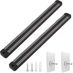 Wall-mounted Kitchen Magnetic Knife Holder Rest Wall Mount Plastic Magnetic Magnet Knife Holder Racks Stripe Holder