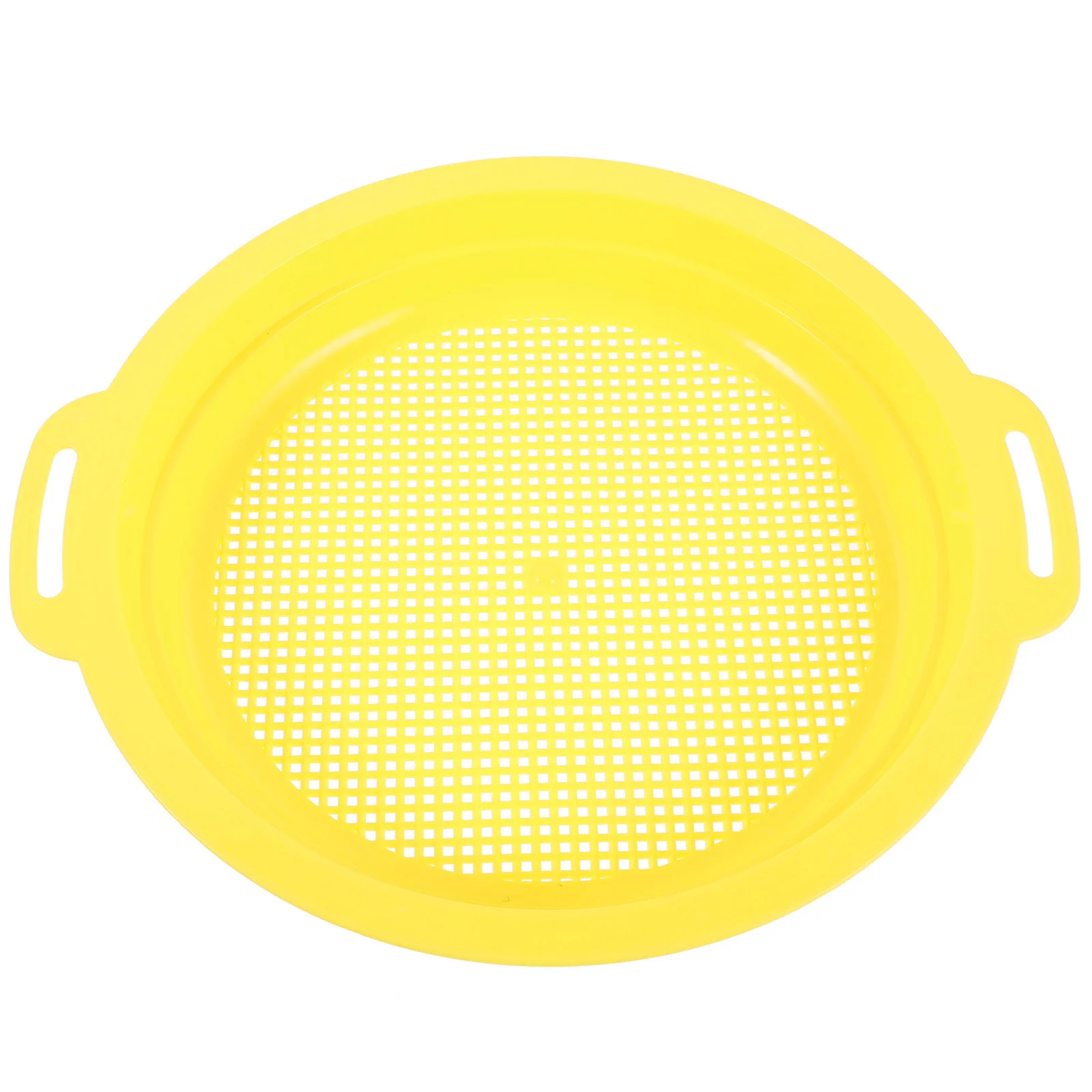 

1Set Gold Sifter Mesh Pan Lightweight Durable for Prospecting Panning Sifting Pan Mining Tools Nonslip Handle