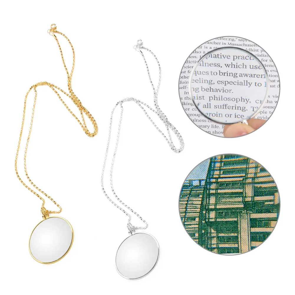 

Ожерелье Лупа 2 цвета 5X Лупа Монокль Линза Ожерелье Лупа Лупа Лупа для чтения