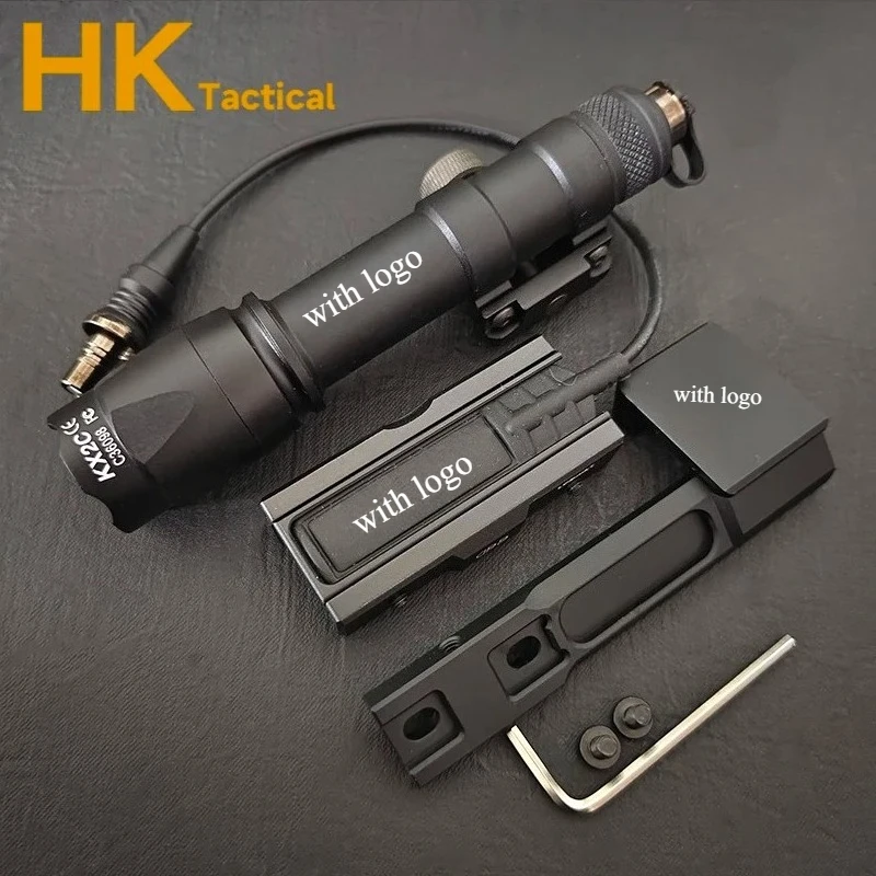 NONE Taktische SF M600 M600C WaffeGun Licht Airsoft Gewehr Taschenlampe Scout Licht Taschenlampe Jagd mit 20mm/mlok Pad Basis zubehör 10
