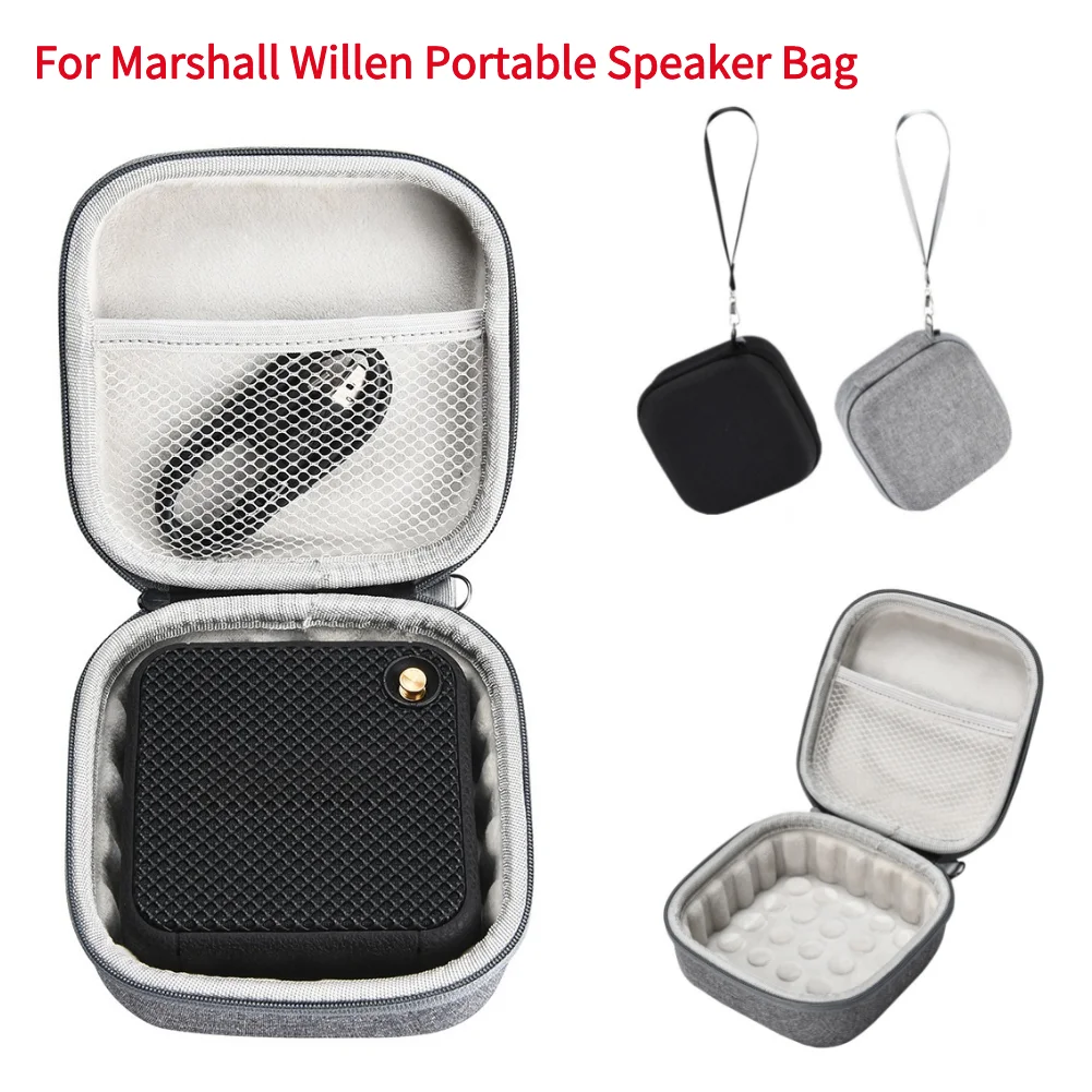 Hard Case For Marshall Willen Portable Speaker Travel Carrying Storage Protective Bag EVA Shakeproof Hard Storage Carrying Case