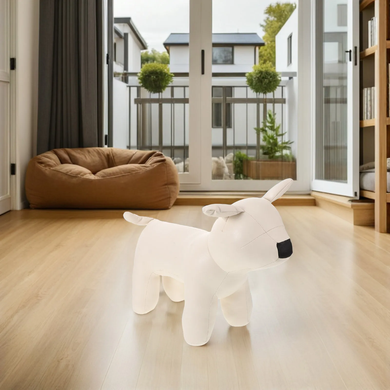 Suporte de exibição para animais de estimação 16.51x11.40x5.70in manequim de cachorro pu para decoração de loja de varejo rack de roupas para cães para animais de estimação