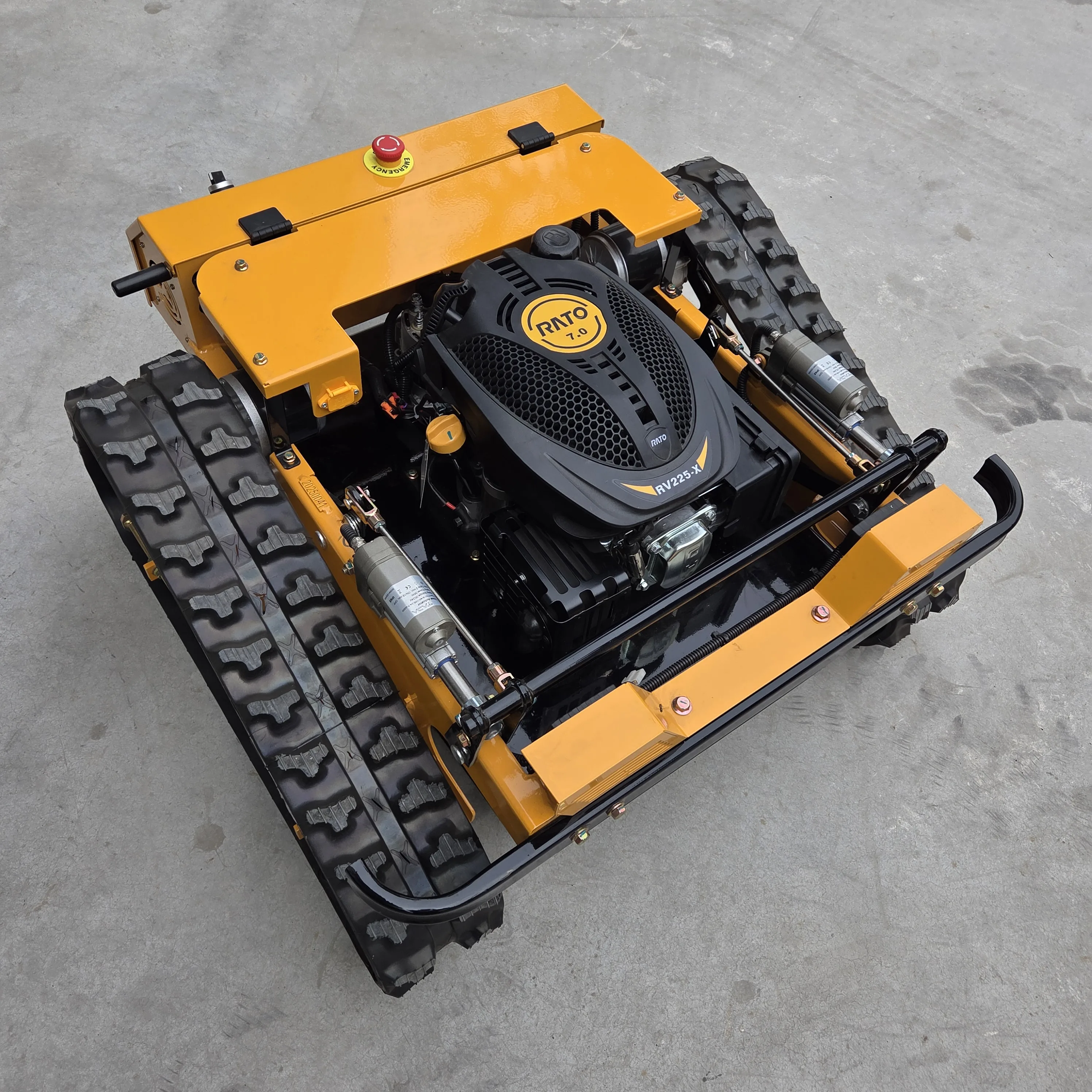 Household high-power remote control lawn mower, excellent climbing, efficient mowing, garden weed removal