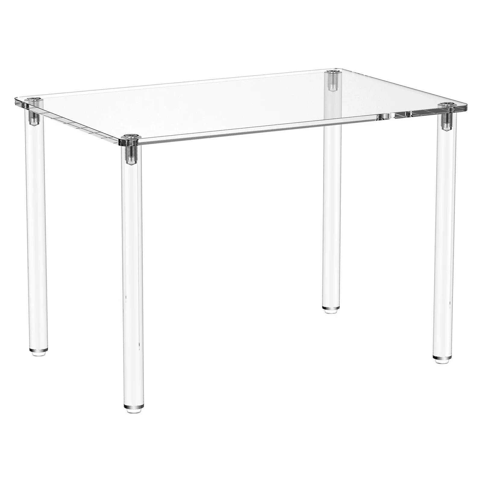 1Pc Acrylic Display Riser Clear Shelf Potted Plant Display Stand 4 Leg Souvenir Display Stand for Collectibles Figures and Plant