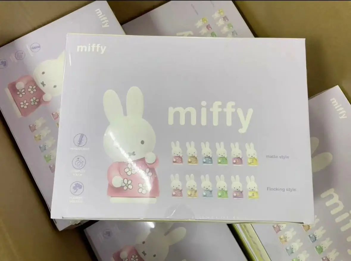 Rak Penyimpanan Miffy Kawaii Baru Rak Penyimpanan Ornamen Boneka Seri Mainan Boneka