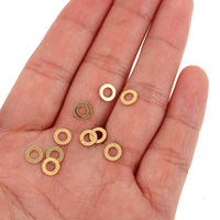 10 Pcs Fan Spacing Accessory Fastener Tool Diy Paper Kit Folding Spacer Hand Repair Golden Fasteners Parts
