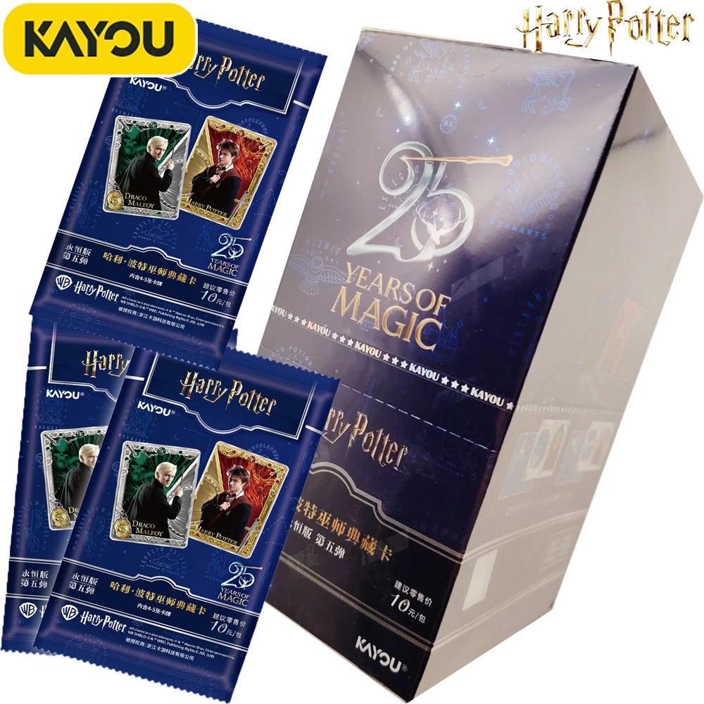 

New KAYOU Genuine American Movie Harry Potter Collection Cards High Beauty Cartoon Personalized Customization Characters Cards