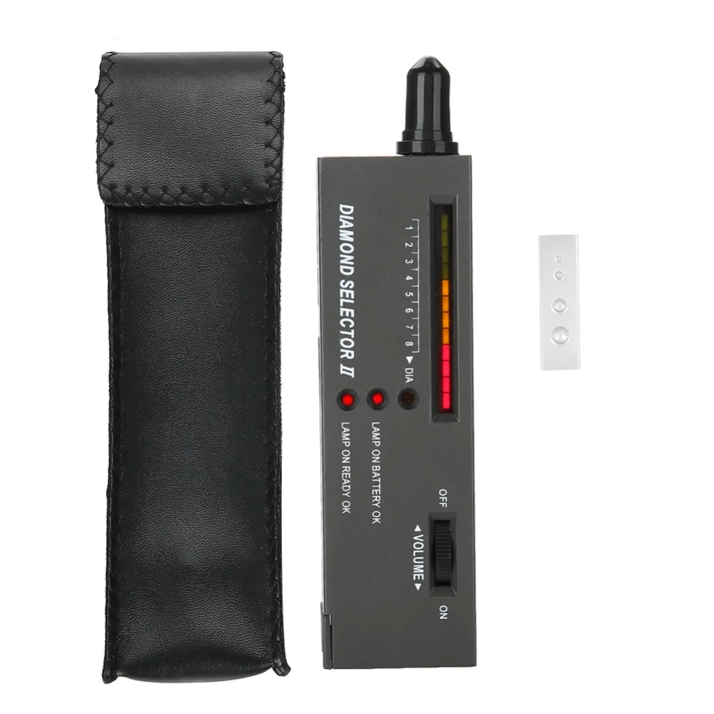 

Портативный светодиодный индикатор Портативный светодиодный тестер алмазов Пластиковый селектор драгоценных камней Муассанит тестер для золота и серебра