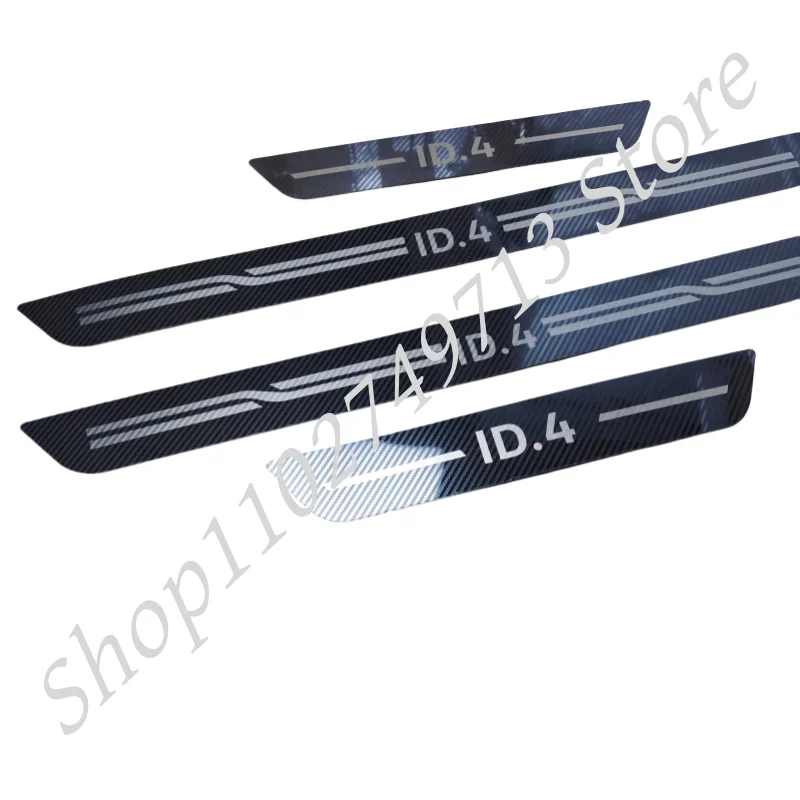 for Volkswagen ID.4 crozz VW ID4 2020 20212022 Door Sill Scuff Plate Kick Guard Pedal Threshold Step Protector Stainless