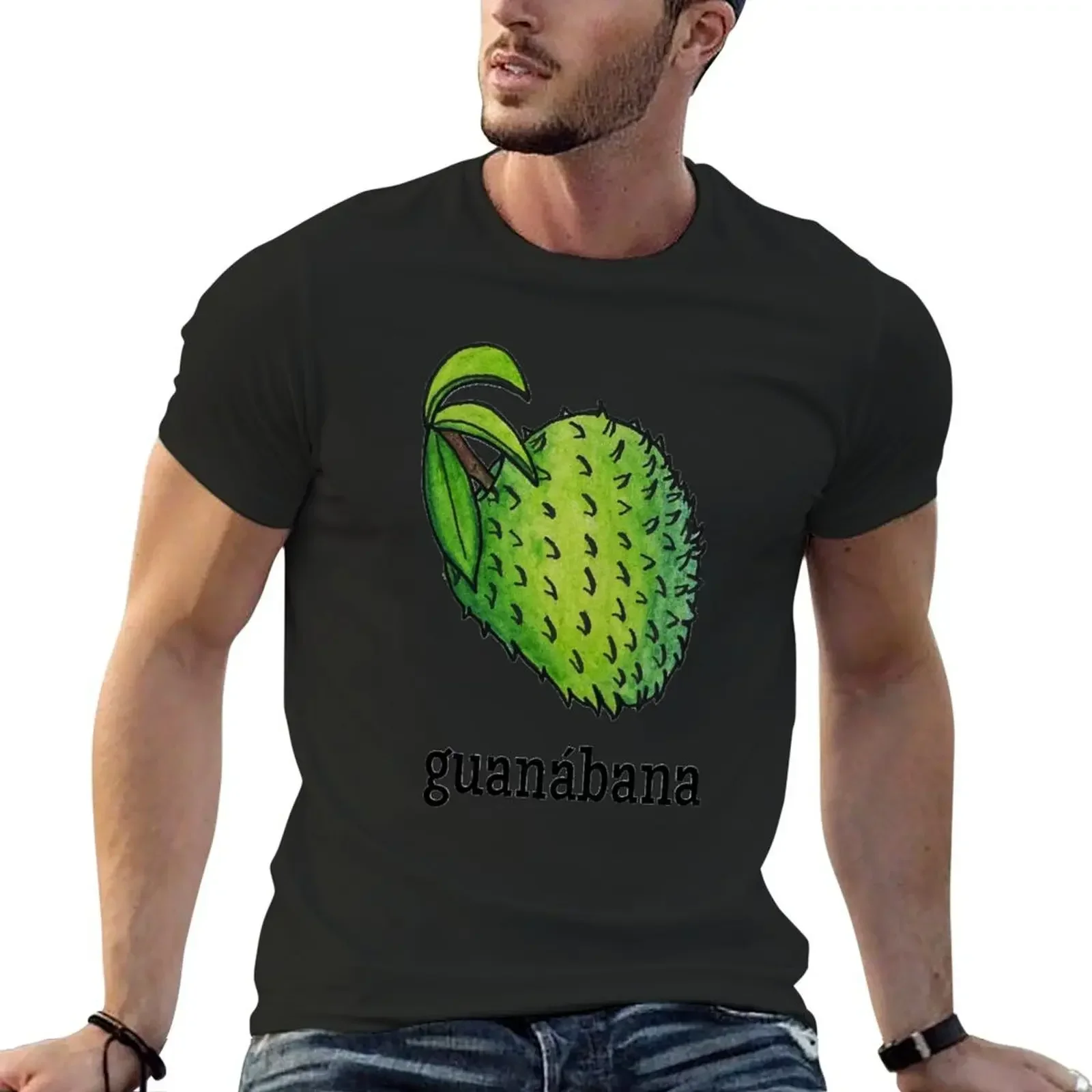 Guanabana Soursop T-Shirt plus size clothes anime tshirt summer clothes men t shirts