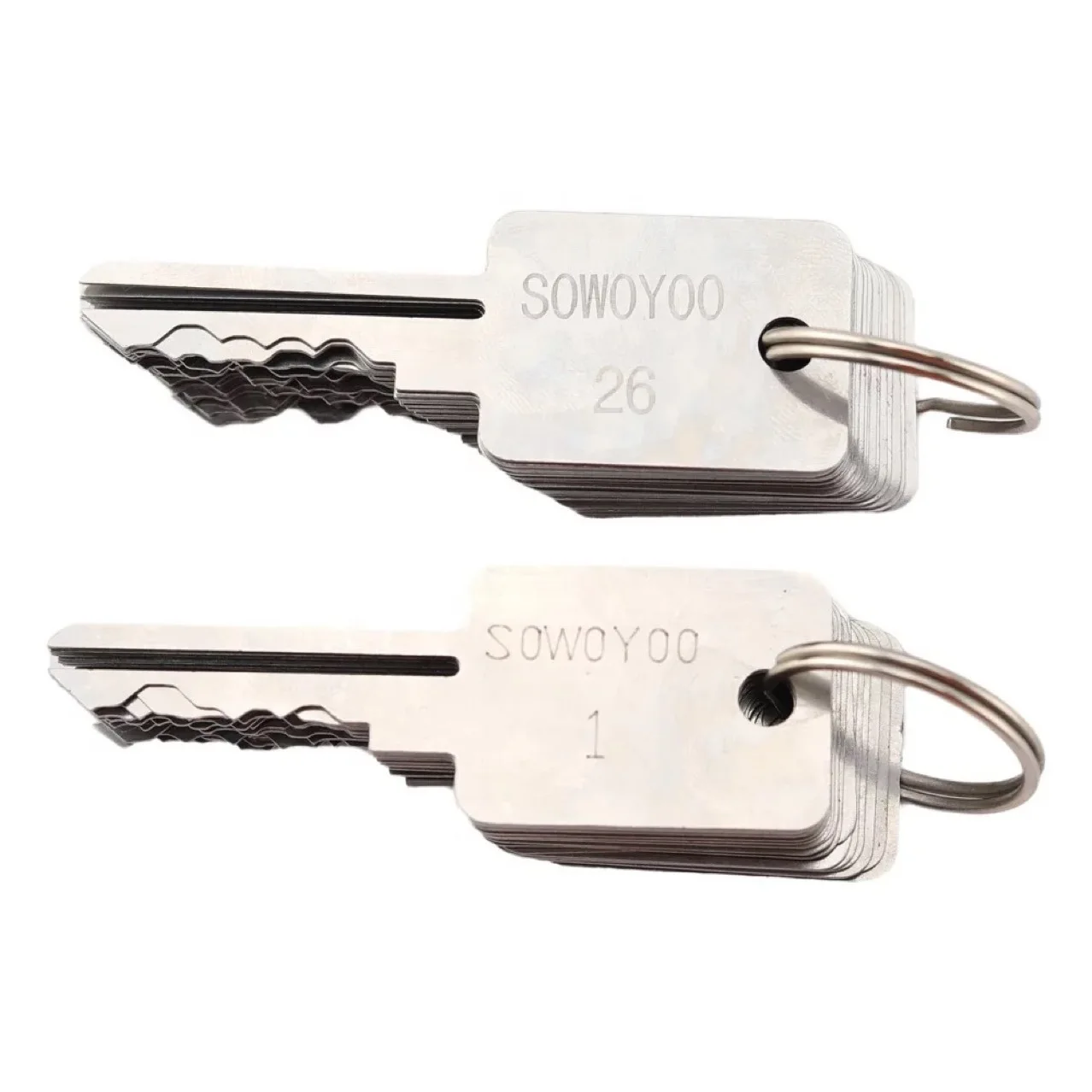 48 In 1 Locksmith Tools Lock Keys Set for Bull Head Lock for S Groove Lock For One Word Locks for PadLock Repairing Tools