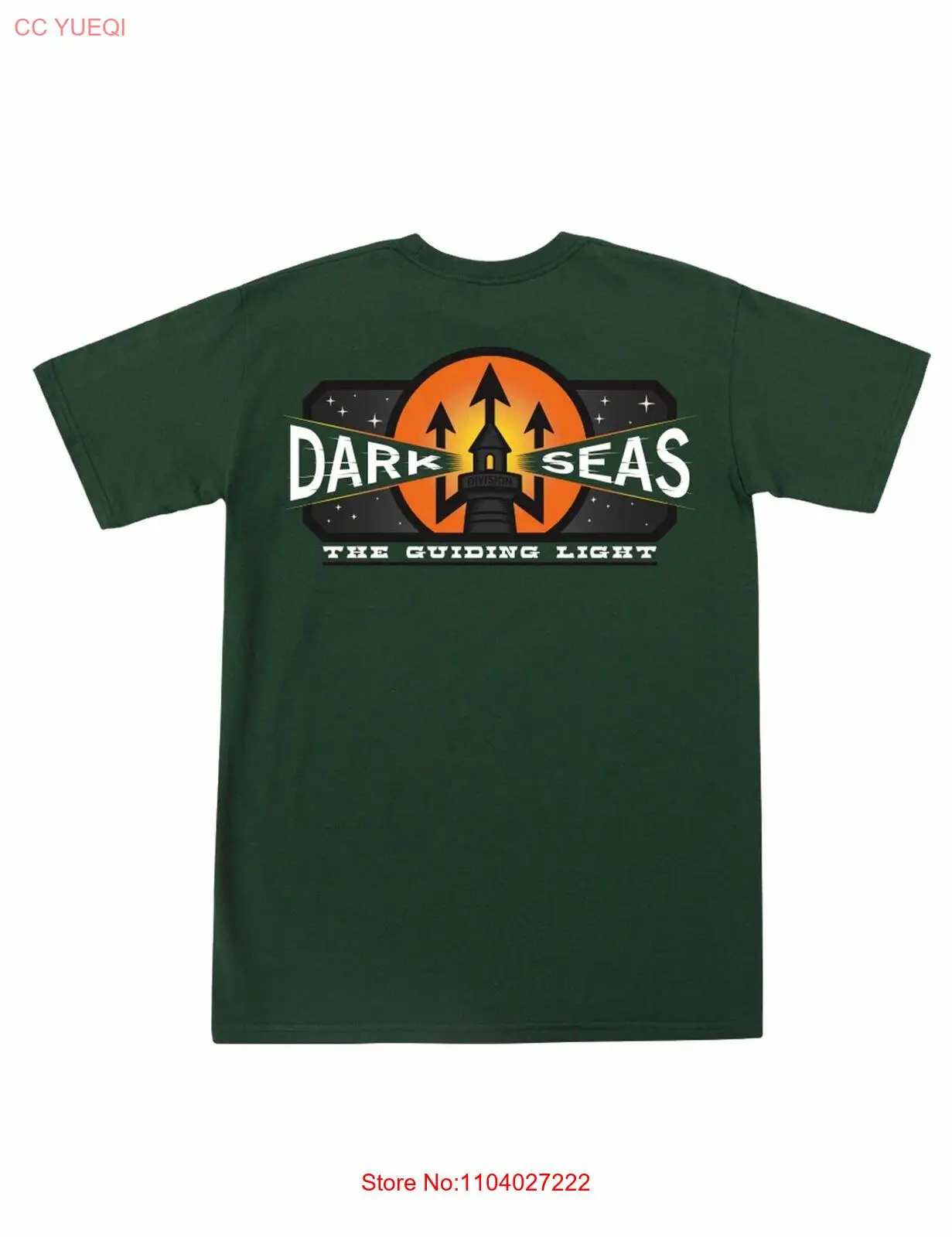 Dark Seas Men's Guiding Light Tee - Forest Green