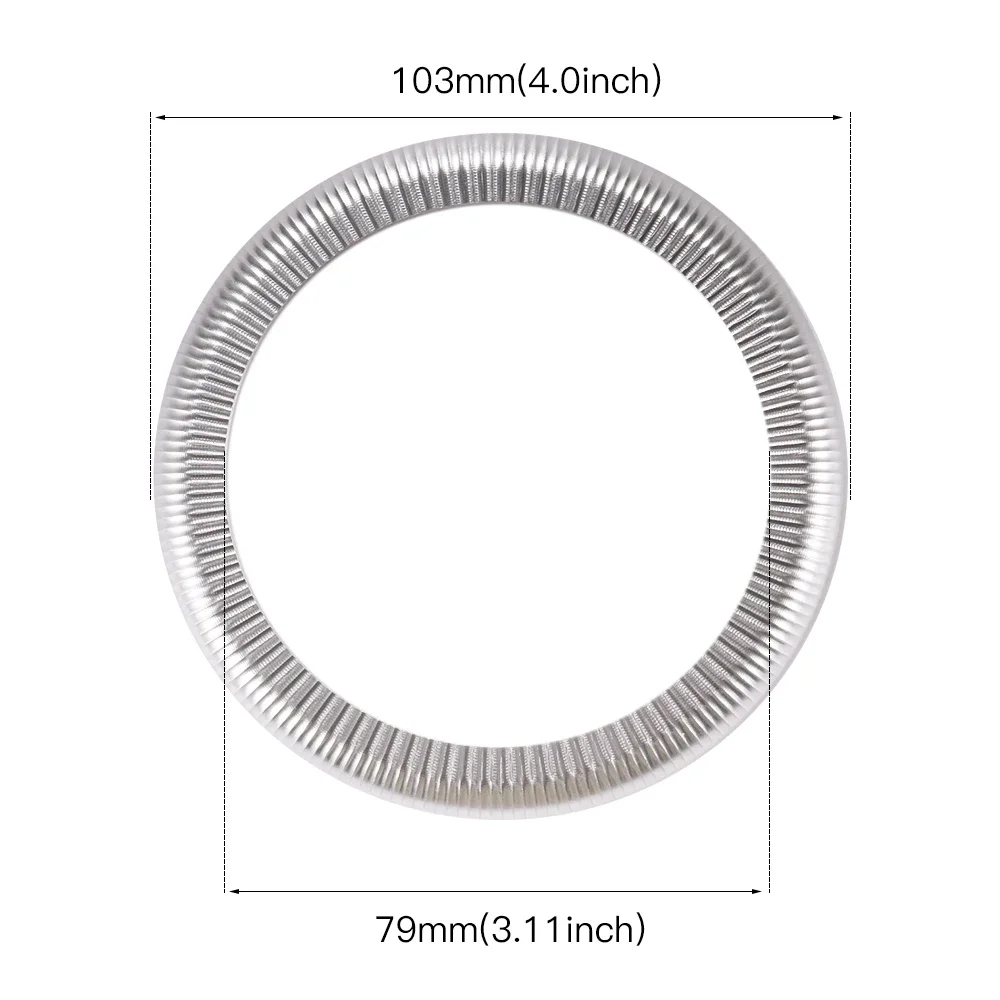Motorcycle Black/Silver CNC Speedometer Gauge Bezel Odometer Trim Ring Cover For BMW R Nine T