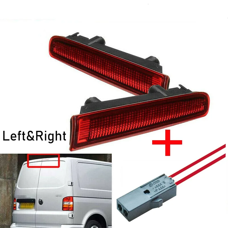 

3rd High Level Brake Light For VW Transporter T5 T6 Barn Door SPR With Pre-Wired Connector Plug