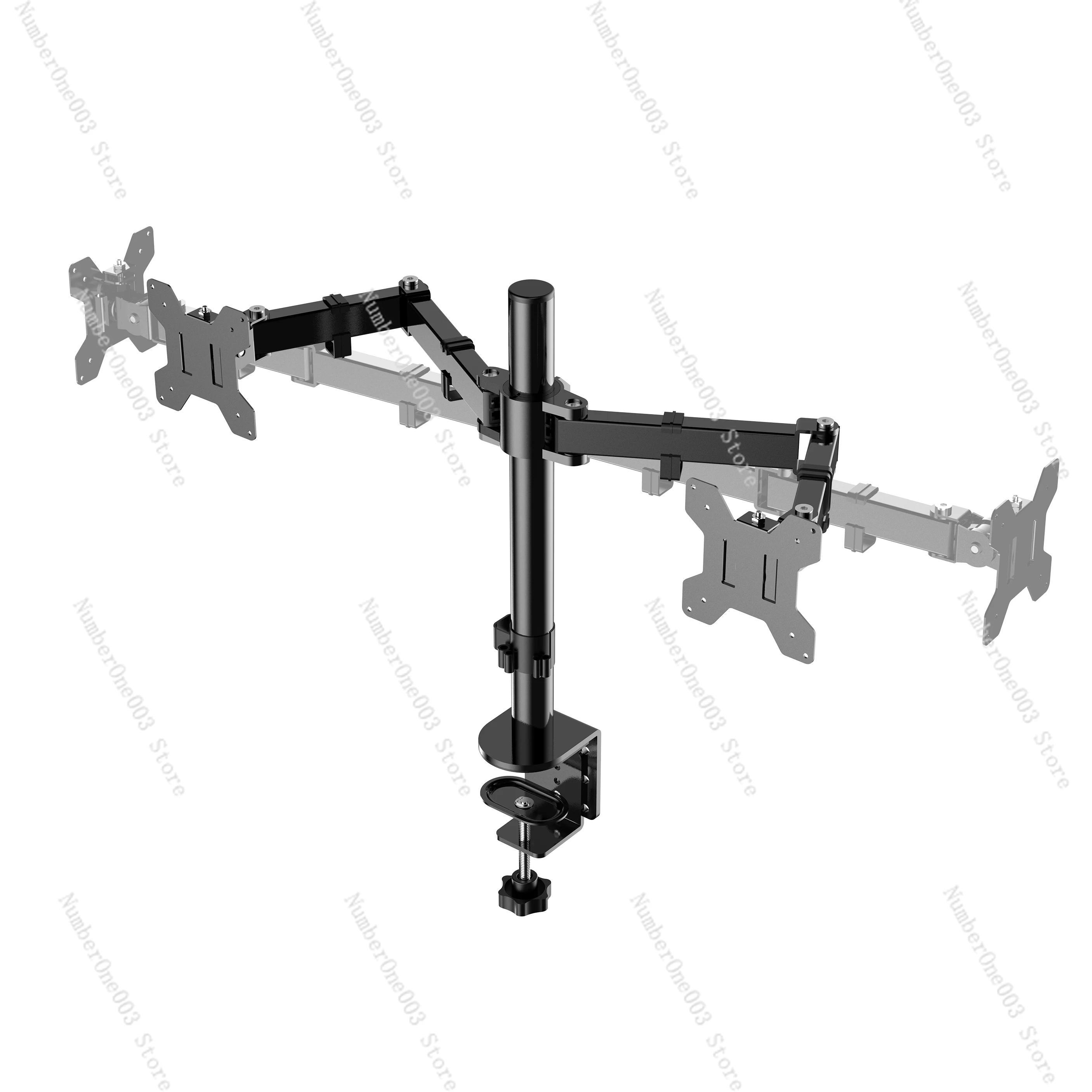 Hot Selling Adjustable Desk Mount  Bracket Dual Arm Laptop