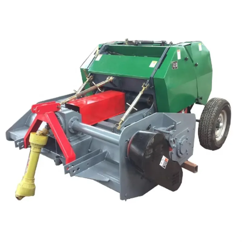 Customized Crushing And Baling Machine Mini Round Hay Baler Machine For Sale