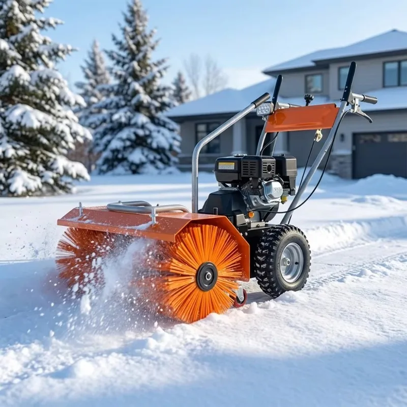 Mini Snow Sweeper Start Snow Blower Machines Winter Hand Push Multifunctional Snowplow