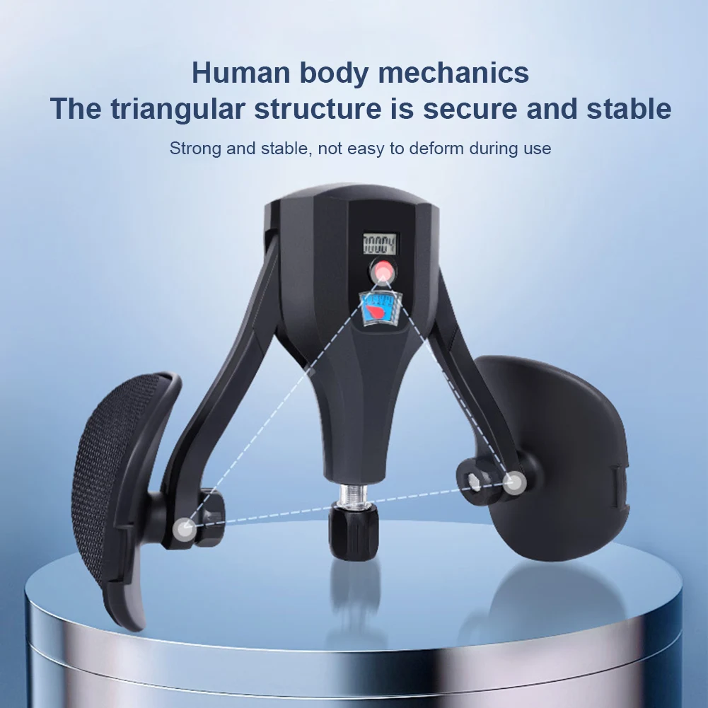 مدرب عضلات قاع الحوض الفخذ رئيسي مع عداد مريح لتمارين الفخذ غير قابل للانزلاق يدور 360 درجة للنساء