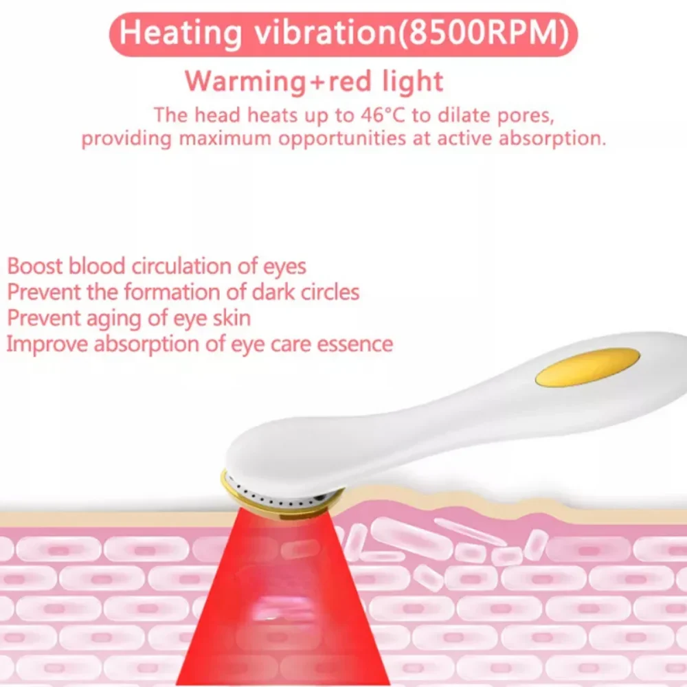 Anti-aging Skin Rejuvenation GalvanicSpa Wrinkle Remove Machine Microcurrent Vibrating Eye & Massager Lifting Device