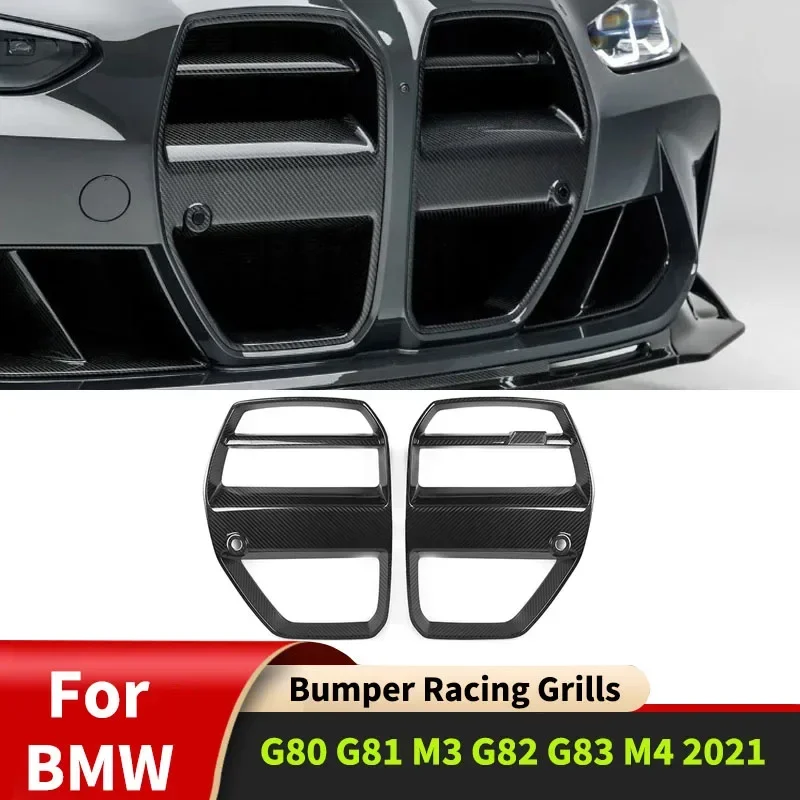 For BMW G80 G81 M3 G82 G83 M4 2021 Car Front  Bumper Racing Grills Body Kits Kidney Grille  External Decoration Auto Fitment